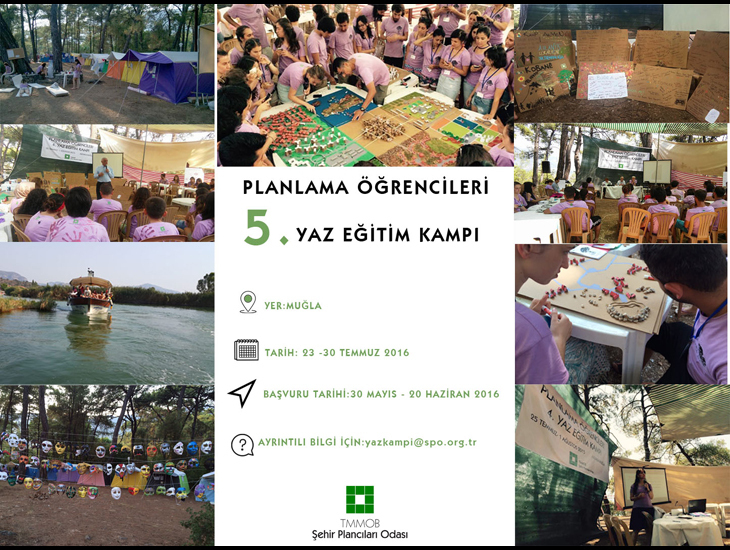 Planlama Öğrencileri 5. Yaz Eğitim Kampı Başvuruları Başladı Planlama Öğrencileri 5. Yaz Eğitim Kampı Başvuruları Başladı