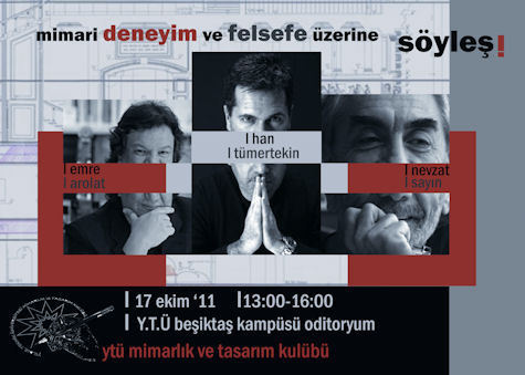 Mimari Deneyim ve Felsefe Üzerine Söyleşi Mimari Deneyim ve Felsefe Üzerine Söyleşi