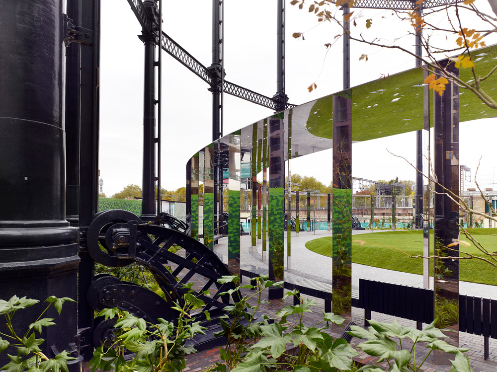 gasholder detail structure