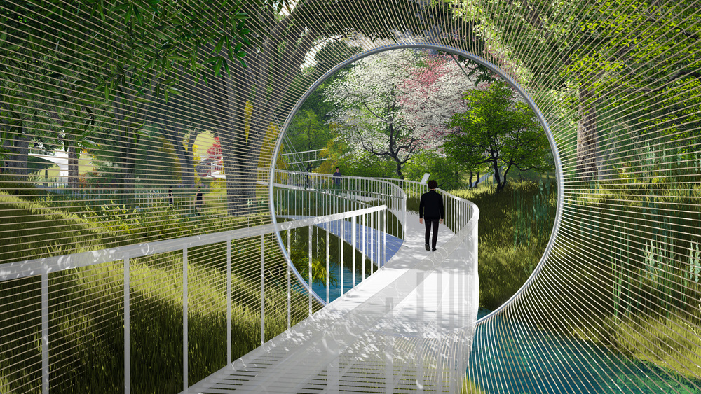 TLS Shishan Park elevated walkways