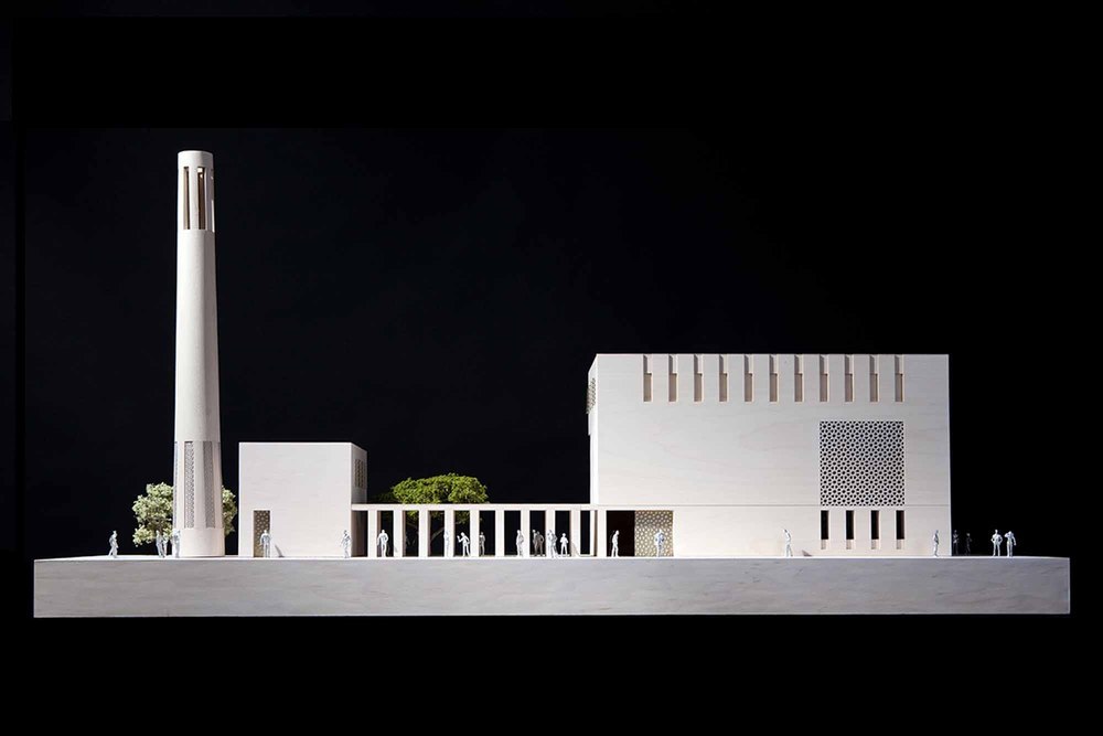 Long elevation, model view, T®George Torode2000.jpg