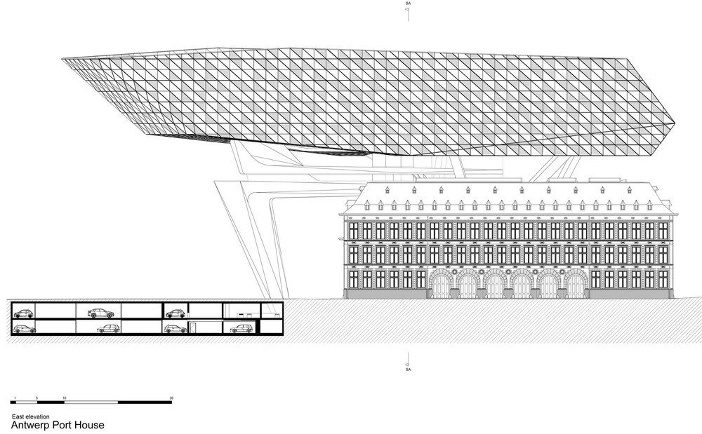 ZHA_Port House Antwerp_EAST ELEVATION.jpg