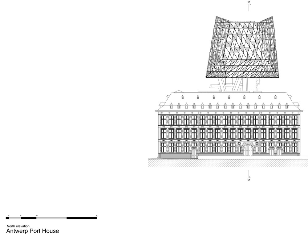 ZHA_Port House Antwerp_NORTH ELEVATION.jpg
