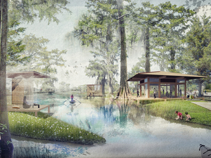 TLS Shishan Park Cypress Islands and tea house