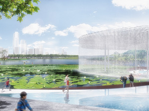 TLS Shishan Park Falling Rain pavilion