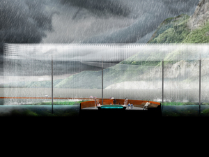 TLS Shishan Park Rain Fountain section drawing