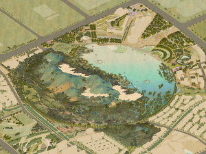 TLS Shishan Park scroll drawing animation