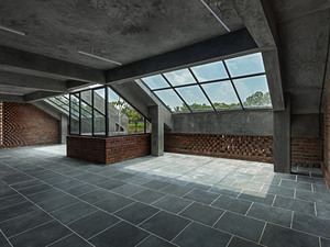 20 - Brick Jaali with the skylit Library area.jpg