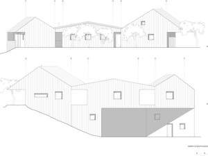 Mork-Ulnes Architects - Triple Barn - DW 06 - north and south elevations.jpg