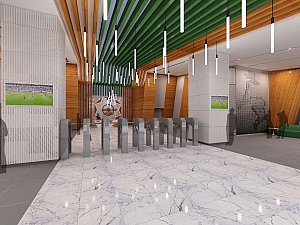 Aşkabat Olimpik Stadyum Kompleksi İç Mekan Projesi