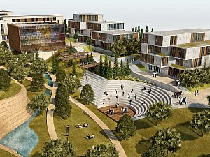 Eşdeğer İkincilik (MEES Mimarlık-Egemar Yapı)) İzmir Tınaztepe Üniversitesi Kampüs Tasarımı 2 Aşamalı Davetli Proje Yarışması