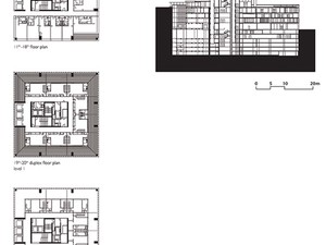 Le Meridien plans and section.jpg