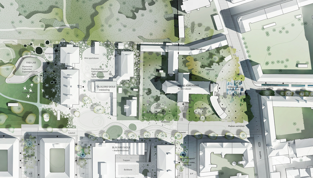 SLA Hellig Kors Kirke Blågårds Skole Plan
