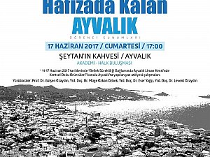 Ayvalık’ta Bir Yaz Atölyesi Çalışması