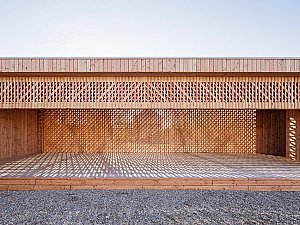 wooden community centre