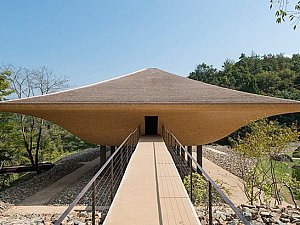 ship shaped art pavilion