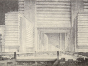 _ Illustration from The Metropolis of Tomorrow by Hugh Ferriss. The first edition, 1929 (2).jpg