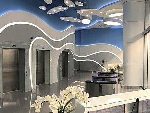Mavi Plaza Giriş ve Kat Holü İç Mimari Projesi