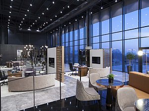 Akzirve Strada Bahçeşehir Satış Ofisi İç Mekan Projesi