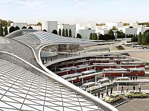 Hazan Mimarlık Evka 3 Sosyal Merkez ve Aktarma İstasyonu Yarışması