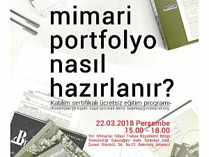 “Mimari Portfolyo Nasıl Hazırlanır?” Atölyesi