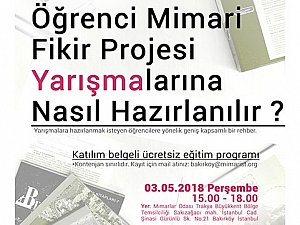 “Öğrenci Yarışmalarına Nasıl Hazırlanılır?”  Atölyesi
