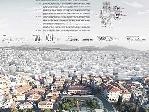 1. Mansiyon (KAAT), Akhisar Eski Belediye Meydanı ve Yakın Çevresi Ulusal Mimarlık ve Kentsel Tasarım Fikir Yarışması 